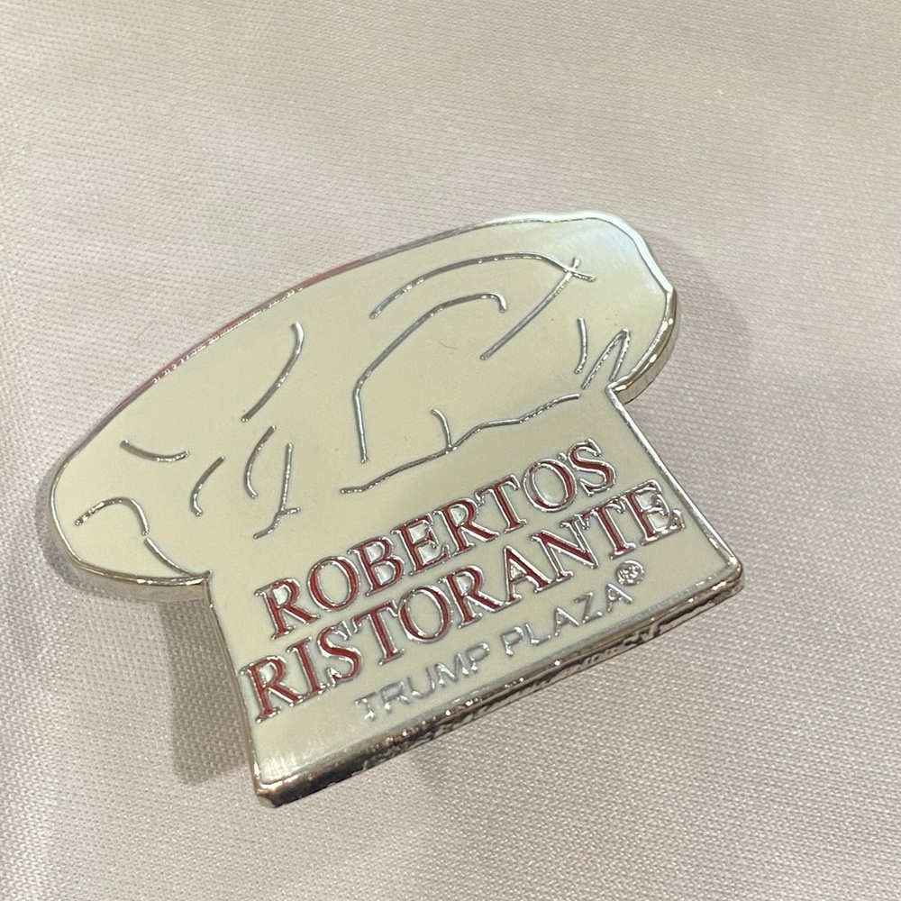 Trump Plaza Limited Edition Roberto’s Ristorante Enamel Pin